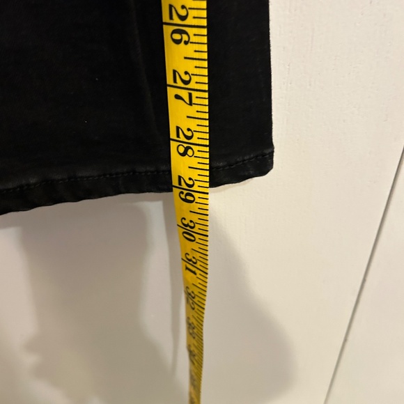 Warehouse One Size 16+Short Bottoms Up Black Bootcut Jeans - Picture 3 of 10